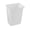 White, variant on Single 36 Quart Capacity White Plastic Waste Recycle Bin, Replacement Garbage Can Container for ROKRECYCLE3 Kitchen Cabinet Pull Out Organizer Trash and Recycling Center, ROKRECYCLEBIN