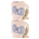 thumbnail image 1 of Vogacara 1 Juego de ropa para muñecas, figuras femeninas, sujetadores de colores surtidos, ropa interior, juguetes, accesorios, sujetadores para figuras azul claro 2piezas Vogacara CBP208952, 1 of 1