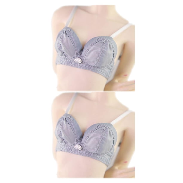 Vogacara 1 Juego de ropa para muñecas, figuras femeninas, sujetadores de colores surtidos, ropa interior, juguetes, accesorios, sujetadores para figuras azul claro 2piezas Vogacara CBP208952