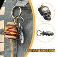 thumbnail image 4 of ZOUBAOQ Shark Rocket Bomb Keychain, Skull Bottle Keychain, Funny Engraving Keychain,Personalized Cool Keyring Gift for Women and Men, 2024 New Unique Keychain Design, 4 of 9