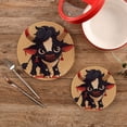 thumbnail image 2 of Cartoon Baby Cow Pot Holders Trivets Set of 2 Cotton Hot Pads Mats for Hot Dishes Pots Pans Kitchen Cooking 7" 9.5", 2 of 7