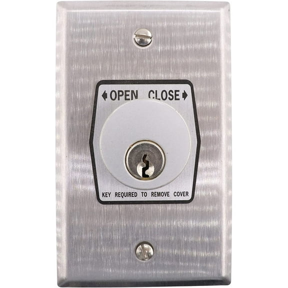 MMTC HBF Interior Flush Mount Open-Close Key Switch, Single Gang, NEMA-1