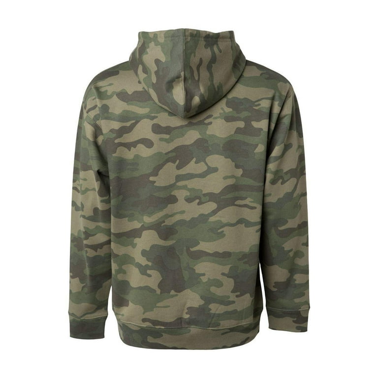 Independent Trading Co. Midweight Hooded Sweatshirt SS4500 Forest Camo XL