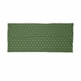 thumbnail image 2 of Leaves Neck Gaiter, Foliage Pattern with Dots, Unisex, Green and Cream, by Ambesonne, 2 of 3
