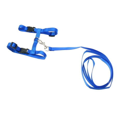 - Unique Bargains Release Buckle Cat Harness and Leash, Blue