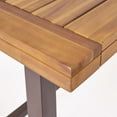 thumbnail image 6 of Noble House Beachview 9 Piece Wooden Patio Dining Set in Teak and Black, 6 of 7