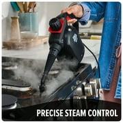 Dirt Devil Handheld Portable Steam Cleaner for Tile, Grout, Windows, Bathrooms, Kitchens, Fabric Steaming, 7-Piece Set, WD21010