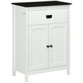thumbnail image 1 of kleankin Bathroom Floor Cabinet with Drawer Freestanding Storage Organizer, 1 of 10