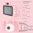 thumbnail image 3 of Cámara Para Niños 1080P Hd Pantalla De 2 Pulgadas Cámara Digital Para Niños Cámara Selfie Para Niños Para Niña Niño Regalos De Cumpleaños De Navidad, Rosa Muyoka Hogar, 3 of 7