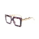 thumbnail image 5 of Qarigey Gafas de lectura con lentes antiazules, montura grande para mujer, gafas de lectura con luz azul, hipermetropía, diseño elegante, Type1 NO1, 5 of 6