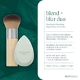 thumbnail image 3 of Blend + Blur Makeup Brush and Sponge Duo, Makeup Blender Sponge & Foundation Brush, For Liquid & Cream Makeup, Cloud Skin, Eco Friendly, Latex-Free, Cruelty Free, & Vegan, 2 Piece Set, 3 of 4