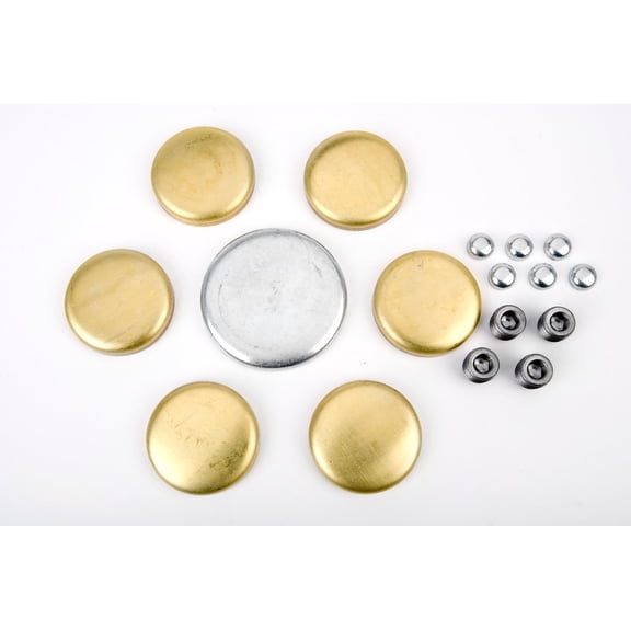 JEGS Brass Freeze Plug Kit for 1961-1976 Ford FE 352-428