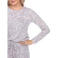 thumbnail image 3 of White Mark Women's and Women's Plus 2 Piece Leopard Lounge Set, 3 of 4