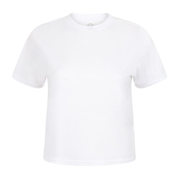 Skinni Fit T-Shirt Court Boxy pour Femmes