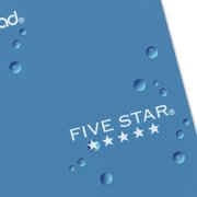 Five Star Fat Lil Spiral Notebook, College Ruled, 200 Sheets, Poly, 3.5 x 5.5, Tidewater Blue
