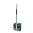 thumbnail image 2 of Indoor Brooms and Dustpan Set, 180° Rotatable, Standing Storage, with Scraping Teeth & Scraper, Lightweight, ABS+PP+Stainless Steel, for Home Shop Commercial Indoor Outdoor Heavy Duty Cleaning, 2 of 6