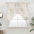 thumbnail image 5 of Dandelion Retro Leaves Kitchen Window Curtains, Swag Curtains Valance for Bedroom Living Room Bathroom, Farmhouse Botanical Watercolor Rod Pocket Window Curtain Block Drapes 2 Panels 28"x36", 5 of 9
