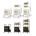 thumbnail image 3 of Portable Laundry Sorter Removable Shelves Foldable Designs Oxford Fabric Basket for Clothes Organization Storage, 3 of 8