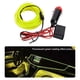 thumbnail image 5 of Tira de luces LED para iluminación Interior de coche de 3M, guirnalda de luces LED para coche, línea de tubo de cuerda de alambre, tira de luz Automoción decorativa y accesorios Verde fluorescente Kenally VI000918-08B, 5 of 6
