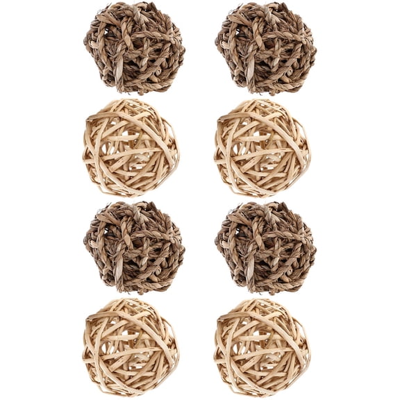 MUSEYA 8Pcs Hamster Chew Toys Assorted Color Chewing Exercise for Small Animals