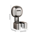 thumbnail image 3 of Suction Cup Mop Holders No-Drill Wall-Mounted Mop Rack Heavy-Duty Bathroom Brooms Hook Bathroom Mop Mount, 3 of 6