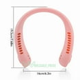 thumbnail image 4 of 3-Speed Portable Neck Hanging Fan Usb Rechargeable Bladeless Air Conditioner Fan, 4 of 5