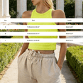 thumbnail image 3 of MEICHEN Short Tops Solid Women's Vest Color Sleeveless Tank Neck Round Women's Blouse Summer Clothing Fall Fashion Essentials, 3 of 4