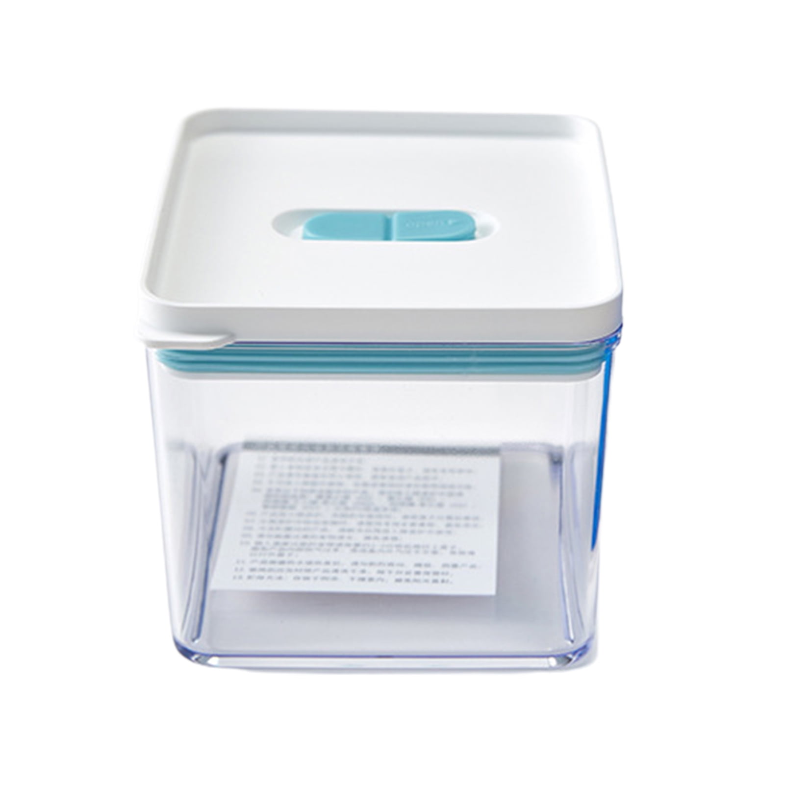 5? Square Shallow Plastic Container - MBC Express