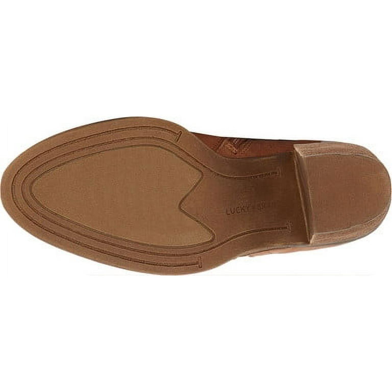 lucky brand womens sassa bootie dark camel Walmart