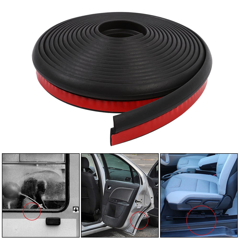 4M Waterproof Z-shape Car Window Door Rubber Strip Weatherstrip Seal Hollow