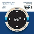 thumbnail image 4 of Wateraft 8 ft x 8 ft Inflatable Round Floating Dock for Lake, Pool & Beach, 4 of 12