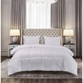 thumbnail image 1 of Blue Ridge Home Fashions Microfiber Light Weight Solid Down Alternative All Season Comforter - Hypoallergenic Polyester Fill, King, White, 1 of 4