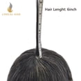 thumbnail image 3 of Mens Toupee Hairpieces Lace Front Human Hair Replacement System Skin PU Men's Wig Units 5X7 #1, 3 of 13