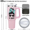 thumbnail image 3 of Nurse Tumbler,Nurse Gifts for Women,Nurses Week Gifts, Nurse Appreciation Gifts,Gifts for Nurses, Nursing Gifts, New Nurse Gifts,Nurse Practitioner Gifts for Women,40oz With Handle & Straw Lid, 3 of 6