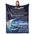 thumbnail image 1 of LHSHID Gifts for Daughter Daughter Christmas Birthday Gift for Daughter Throw Blanket Daughter Gifts from Dad Birthday Gifts for Daughter Adult Daughter Blanket 30"x40", 1 of 6