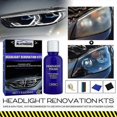 thumbnail image 2 of Car Headlight Restoration Set Fluid Repair Kit Plastic Light Polish Cleaner, 2 of 4