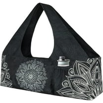 Yoga Mat Bag - Large Yoga Bag with Yoga Mat Strap, Zipper and Pockets - Yoga Bags and Carriers Fits All Your Stuff - Personalized Yoga Mat Bags for Women Fits Most Size Mats