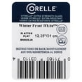 thumbnail image 6 of Corelle Winter Frost White 12.25" Serving Platter, 6 of 7