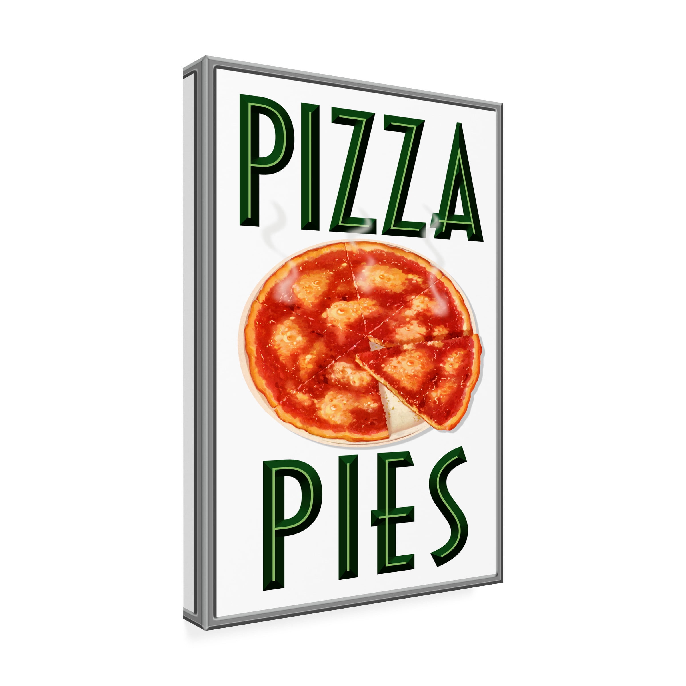 RetroPlanet 'Working Pizza' Canvas Art