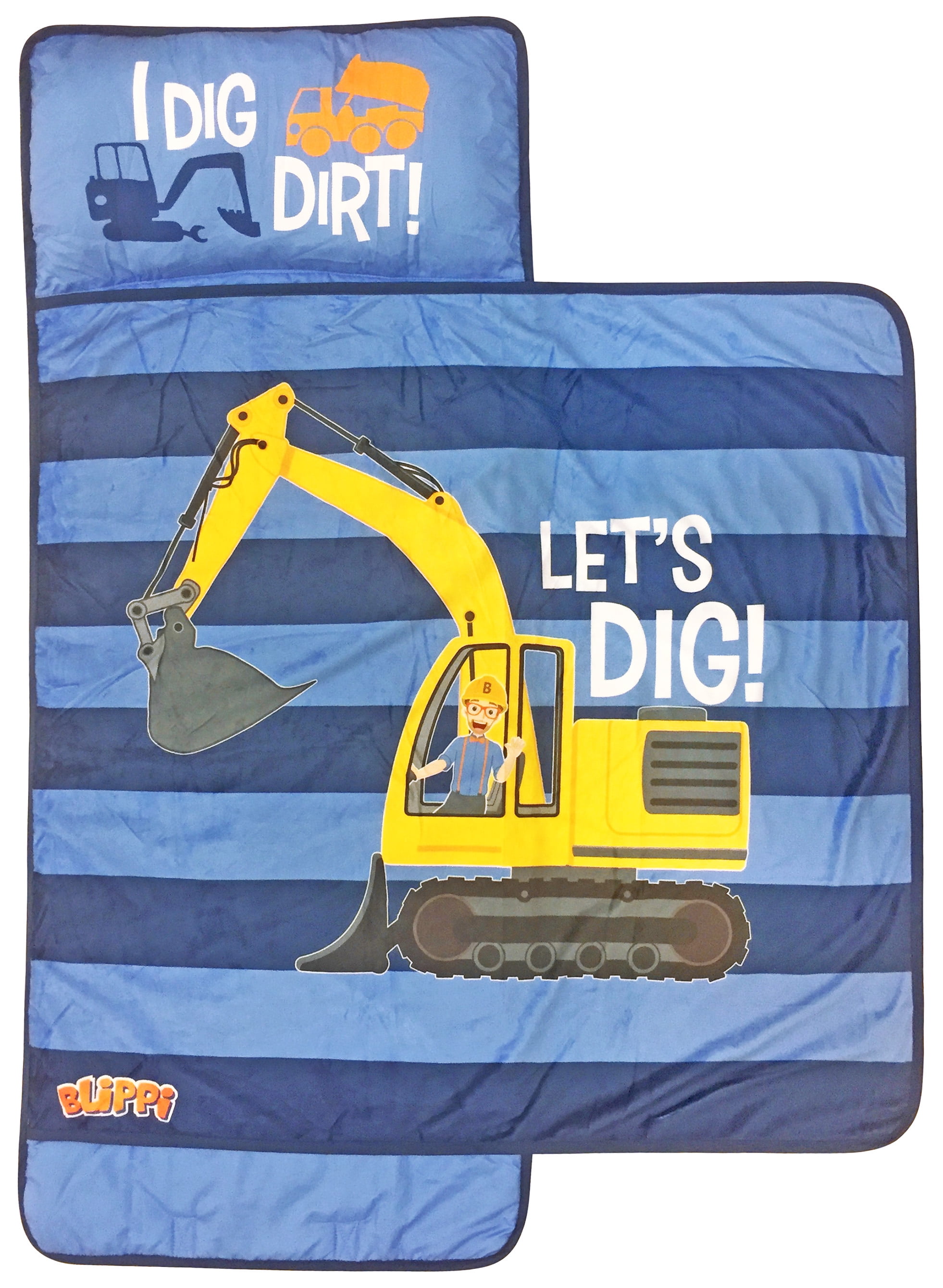 Blippi Truck Stripes Nap Mat