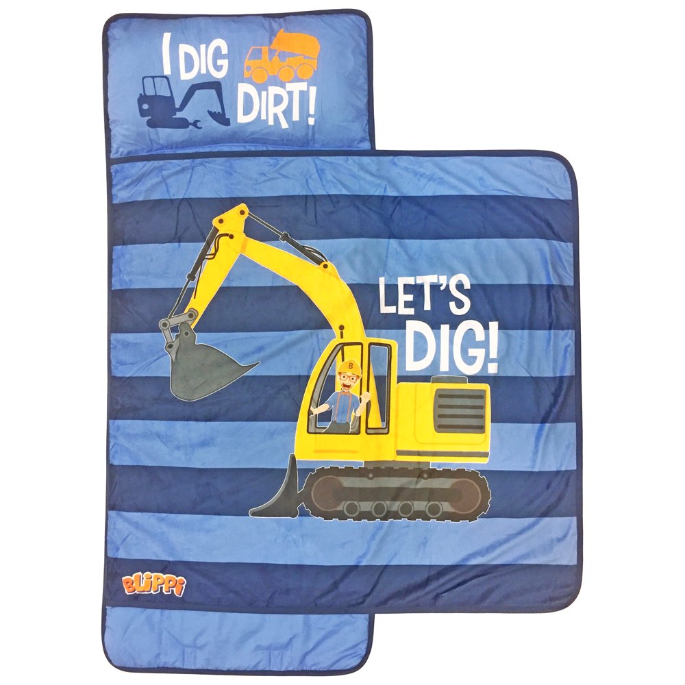 Blippi Truck Stripes Nap Mat