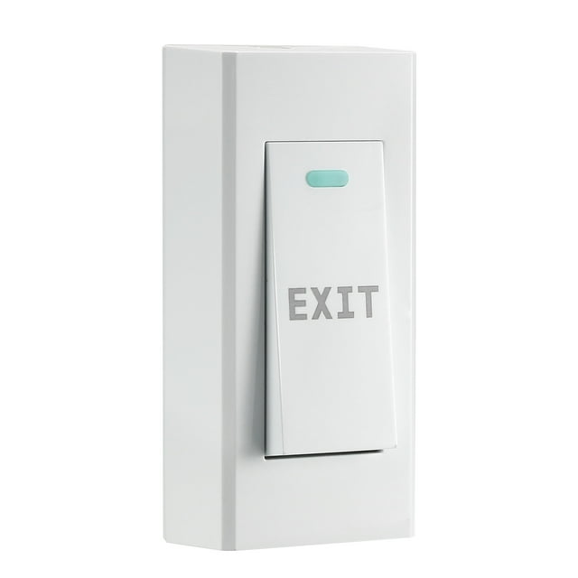Unique Bargains 250V 10A Mini Door Release Button Push to Exit Reset NO/COM Contact 89x40