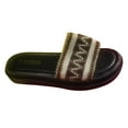 thumbnail image 2 of Tdoqot Womens Slides Sandals- Casual Summer Beach Comfortable Flat Sandals Coffee Size 7, 2 of 9