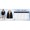 thumbnail image 4 of yardsong Fleece Jacket Women Zip Up Hoodie Sherpa Lined Jackets Casual Warm Oversized Sweatshirts Jackets Winter Coat with Pockets 2026 Dark Gray,S, 4 of 9