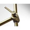 thumbnail image 7 of Adesso® Vera LED Floor Lamp, 61"H, Antique Brass Shade/White Marble Base, 7 of 7