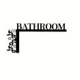 thumbnail image 2 of Fiudx Decoración de Letras para Baño, Letreros Colgantes con Estilo, Decoración de Puertas de Hierro, Mejora La Estética Del Hogar, Transmite Un Mensaje Cálido, Fácil Instalación, Mejora La Decoració, 2 of 6
