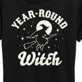 thumbnail image 3 of Instant Message - Year Round Witch - Women's Short Sleeve Graphic T-Shirt, 3 of 6