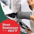 thumbnail image 2 of Heat Resistant Oven Mitts - Set of 2 Silicone Kitchen Oven Mitts, Gray, 2 of 5
