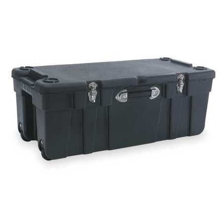 UPC 892046000201 product image for J TERENCE THOMPSON Large Mobile Storage Trunk,W 17 1/2,Blk 2851 | upcitemdb.com