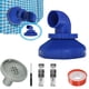 thumbnail image 1 of onlyliua Ofertas Del Día Por Tiempo Limitado Boquilla Entrada de Piscina Giratoria 360 Grados para Piscina Diámetro 32/38 Mm Boquilla de Salida Airstone Accesorios para Piscina con 2 Abrazaderas de M, 1 of 6